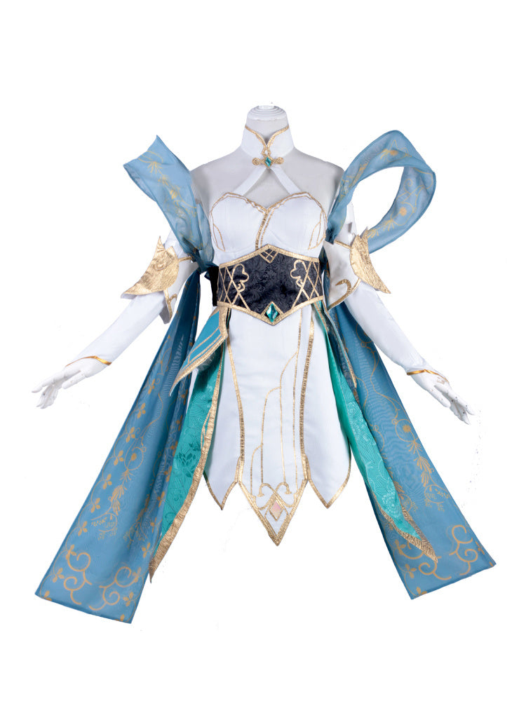 Excalibur Cosplay Costume Party Dress, Halloween Christmas Dancer Uniform