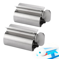 Stainless Steel Toothpaste Dispenser Set