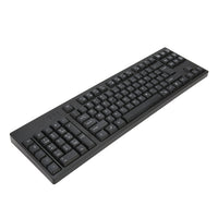 Left Handed Keyboard 109 Keys Micro USB Ergonomic Layout Plug and Play Office Keyboard for Business Accounting Designer