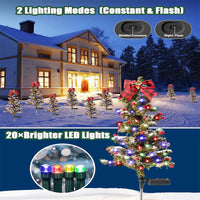 Solar-Powered Waterproof Christmas Tree Pathway Lights