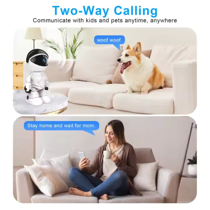 Smart WiFi Robot Camera & Baby Monitor