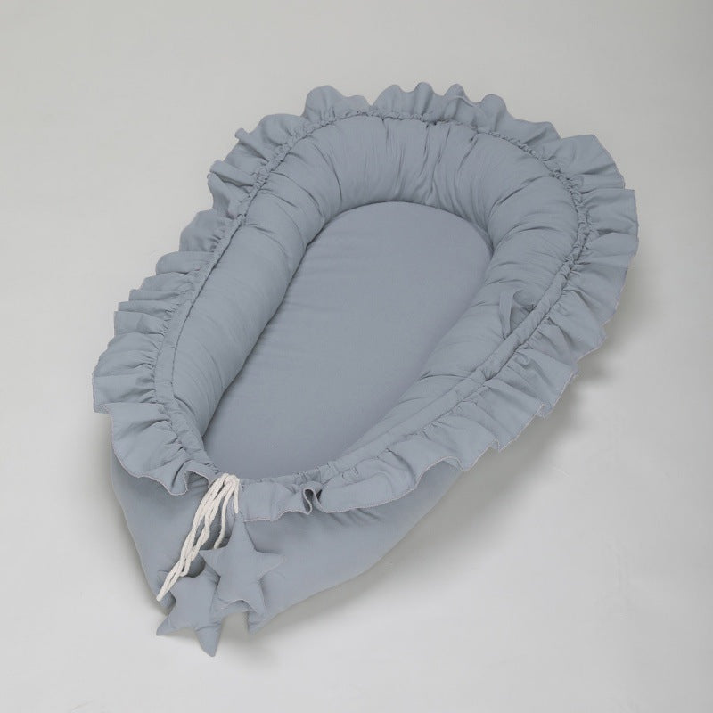 Lace Cotton Portable Baby Bed