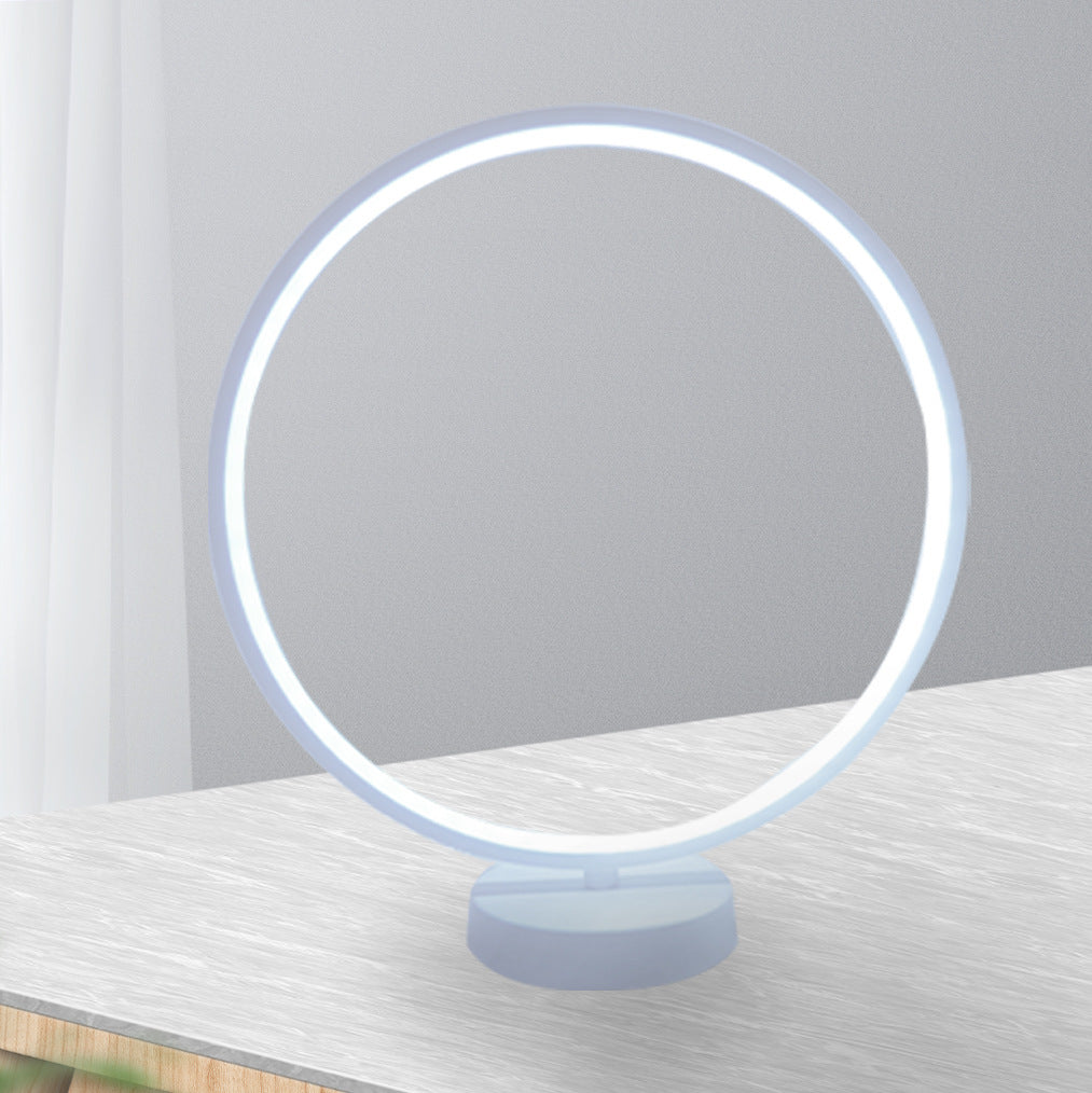 Sleek Round LED Table Lamp