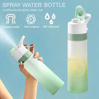 Large-Capacity Spray Water Bottle.