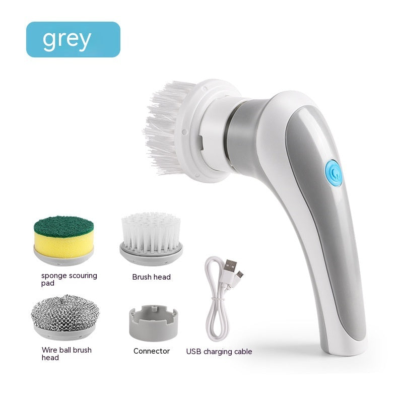 4-in-1 handheld electric cleaning brush