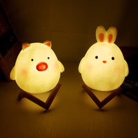 LED Rabbit Cartoon Night Light