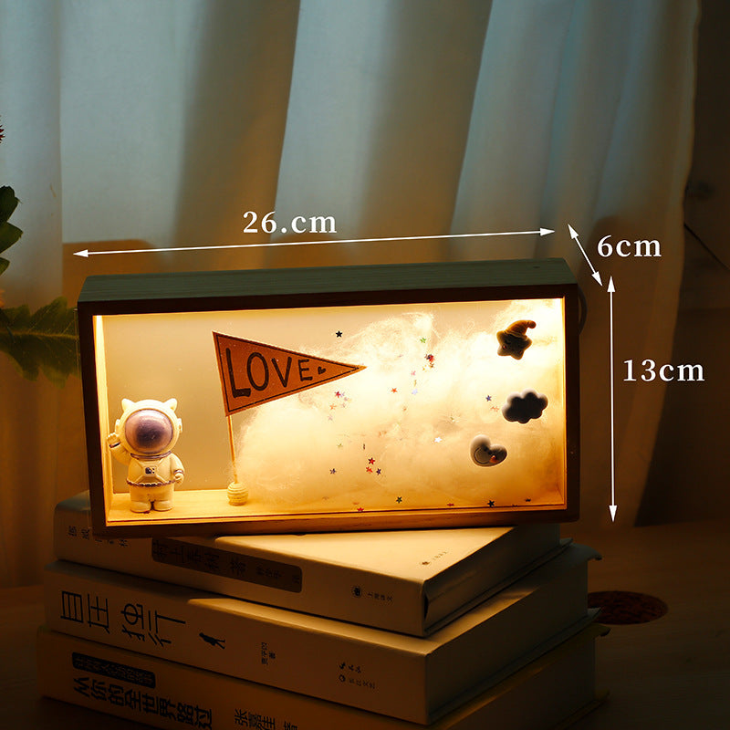 Astronaut Bedside Night Light Box