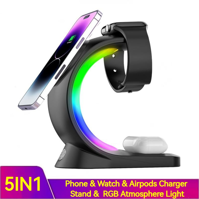 4-in-1 magnetic wireless charger