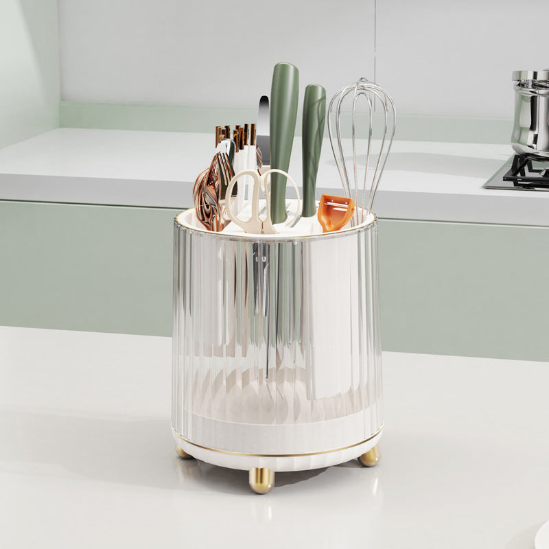 Multifunctional rotating kitchen knife holder.