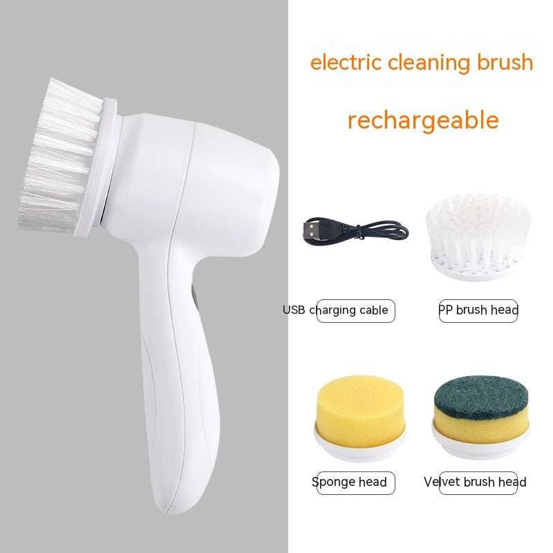 4-in-1 handheld electric cleaning brush