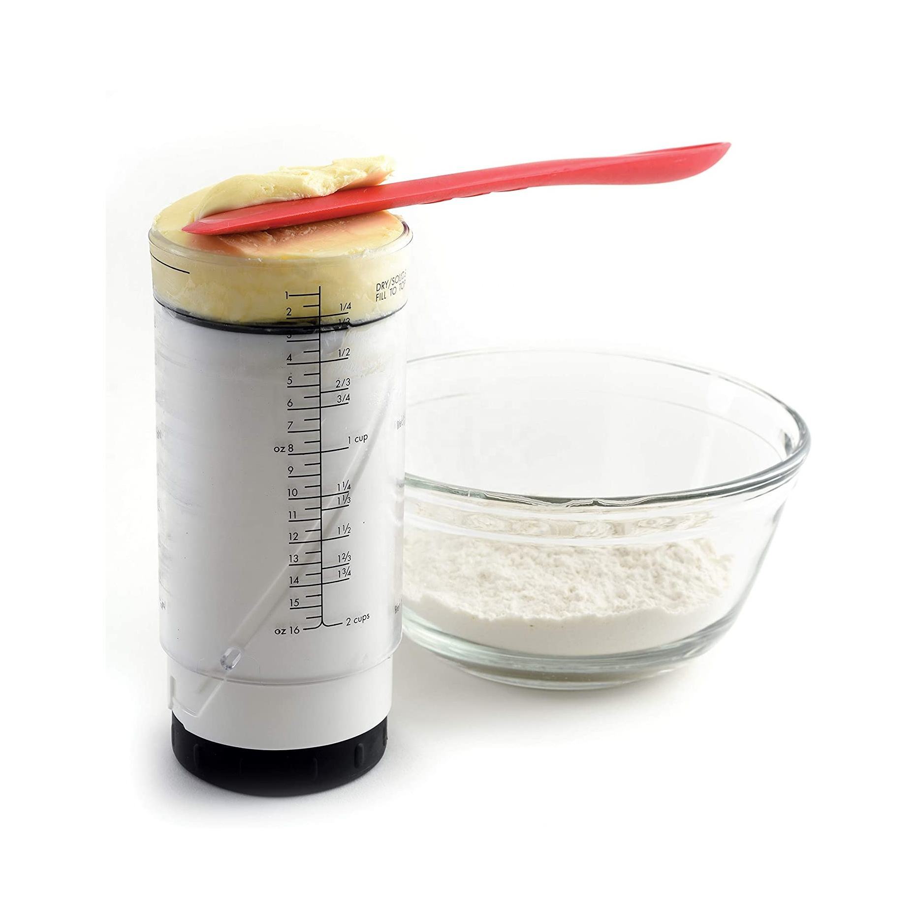 Adjustable Rotating Measuring Cups.