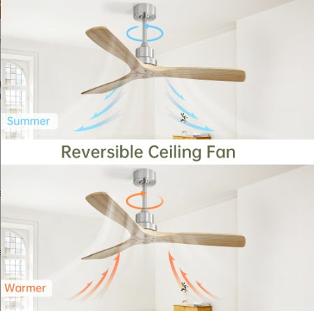 Metal And Wood Ceiling Fans