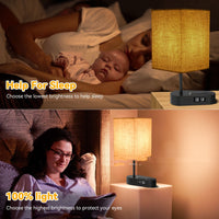 Bluetooth Alarm Clock with Table Lamp