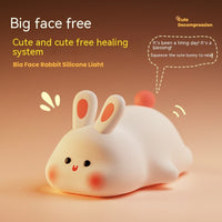 Rabbit Silicone Night Light Lamp