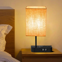 Bluetooth Alarm Clock with Table Lamp