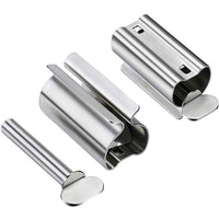 Stainless Steel Toothpaste Dispenser Set