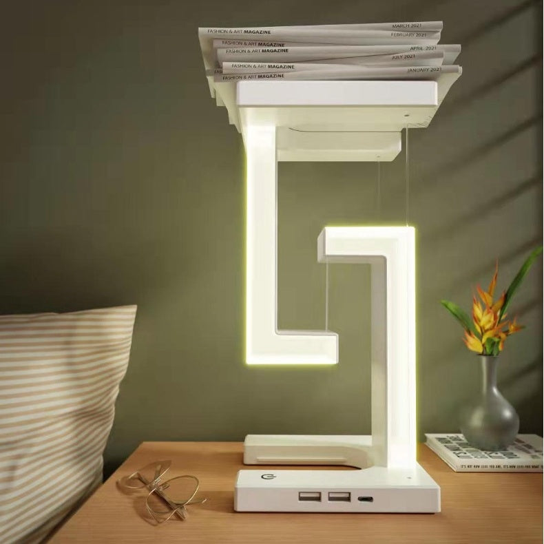 Wireless Charging Floating Table Lamp with Balance Design