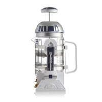 24cm Moka Hand Coffee Maker with Stainless Steel and Glass Design