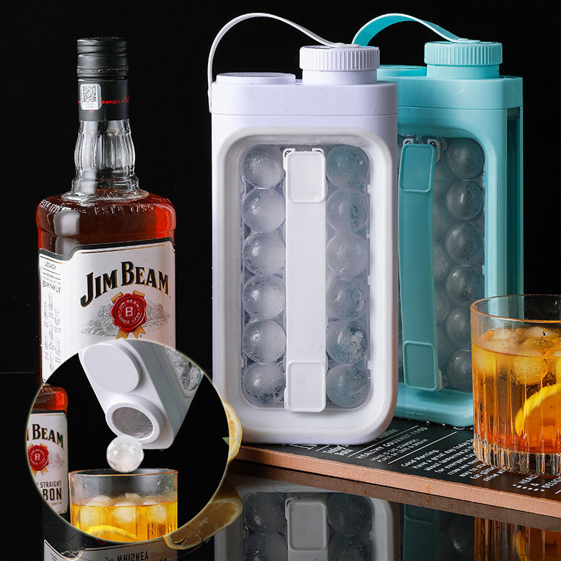 2-in-1 ice ball and cold kettle.