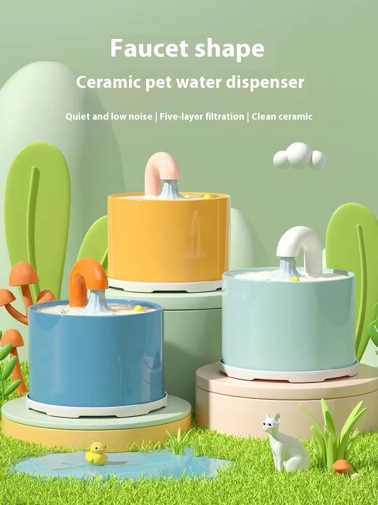 Automatic Ceramic Cat Water Dispenser