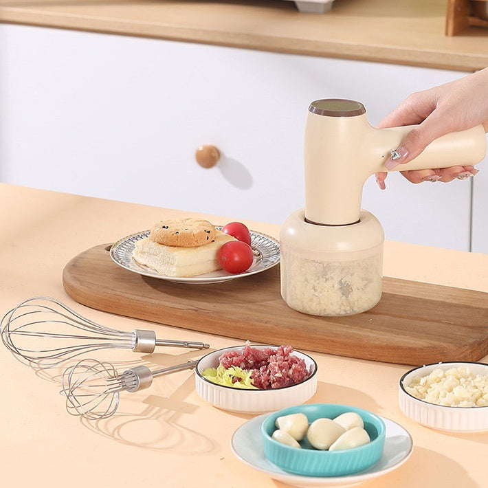 2-in-1 Electric Garlic Chopper