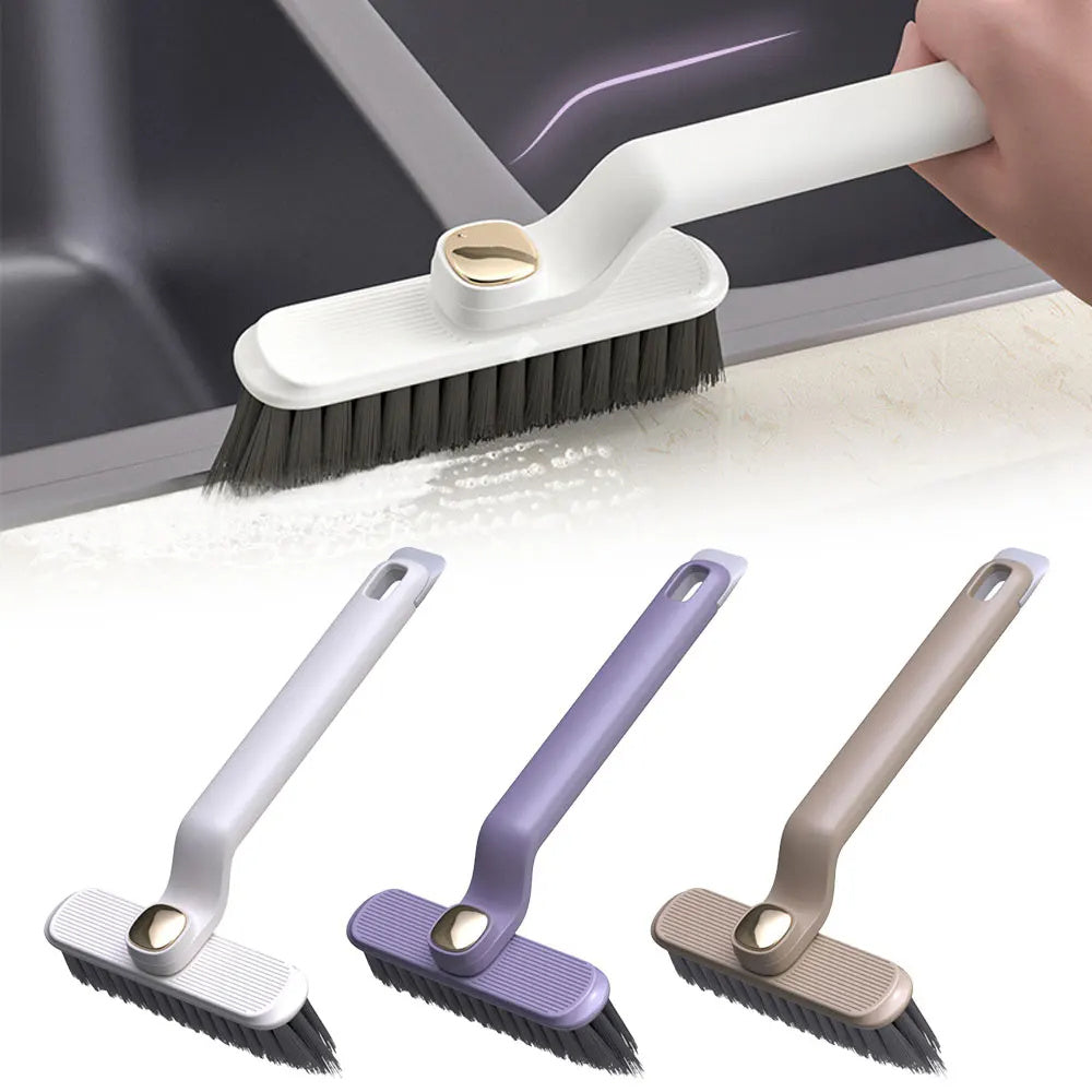 Rotating crevice cleaning brush.