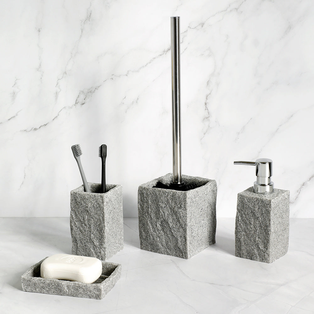 Granite Resin Bathroom Accessories Set