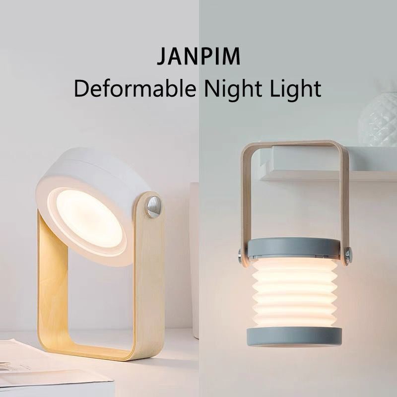 Portable Dimmable LED Night Light: USB Rechargeable