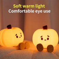 Rechargeable Halloween Pumpkin Night Light