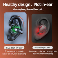 Bone Conduction Bluetooth 5.2 Noise-Cancelling Headphones