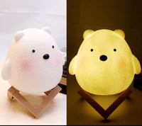 LED Rabbit Cartoon Night Light