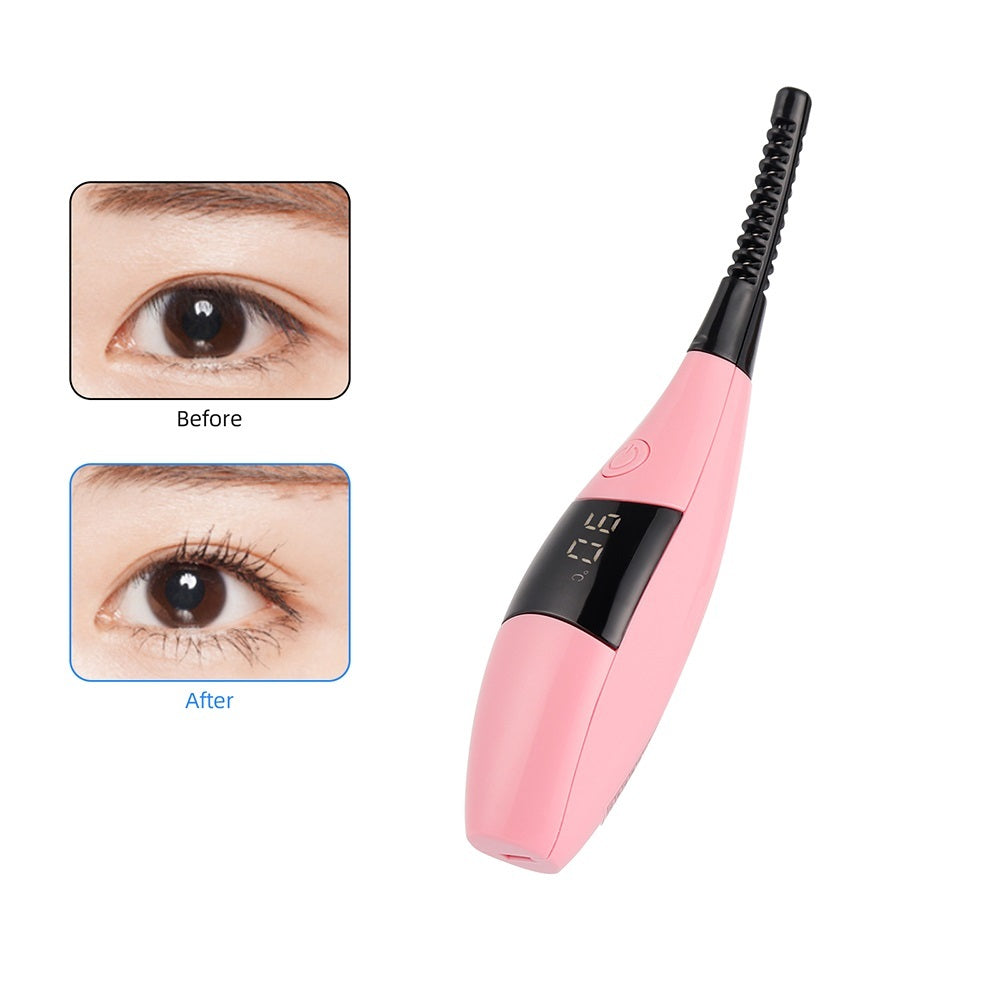 Rechargeable Fast-Heating Eyelash Curler Kit for Long-Lasting Curls