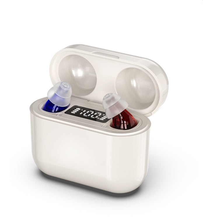 Rechargeable Noise-Canceling Hearing Aid