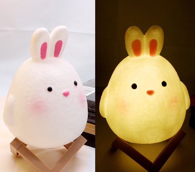 LED Rabbit Cartoon Night Light