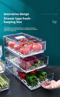 Refrigerator Drawer Storage Box