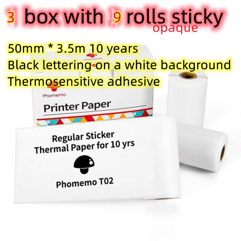 Portable Mini Thermal Label Printer: Bluetooth Connectivity