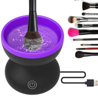 Electric makeup brush cleaner.