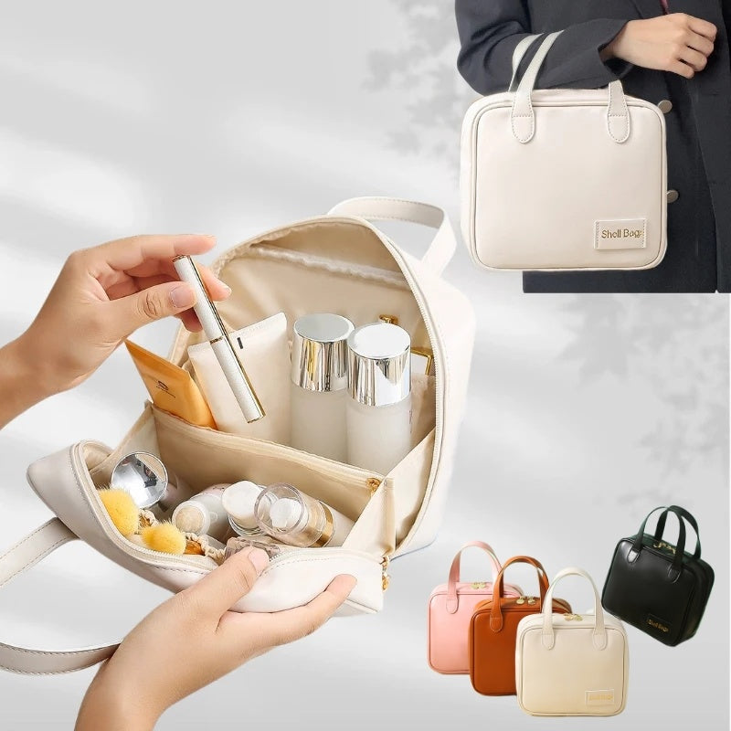 Large capacity travel makeup organizer