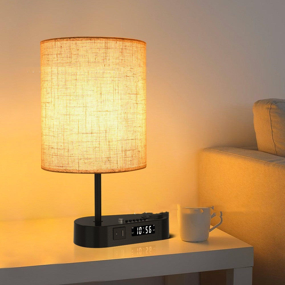 Bluetooth Alarm Clock with Table Lamp