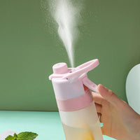 Large-Capacity Spray Water Bottle.